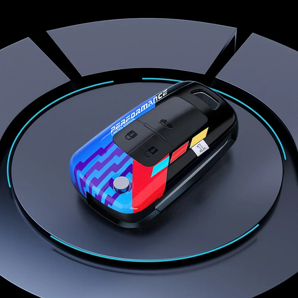 

New Graffiti Key Case Cover Shell Fob For Chevrolet Cruze Aveo Trax Opel Astra Corsa Meriva Zafira Antara J Buick Key Protection
