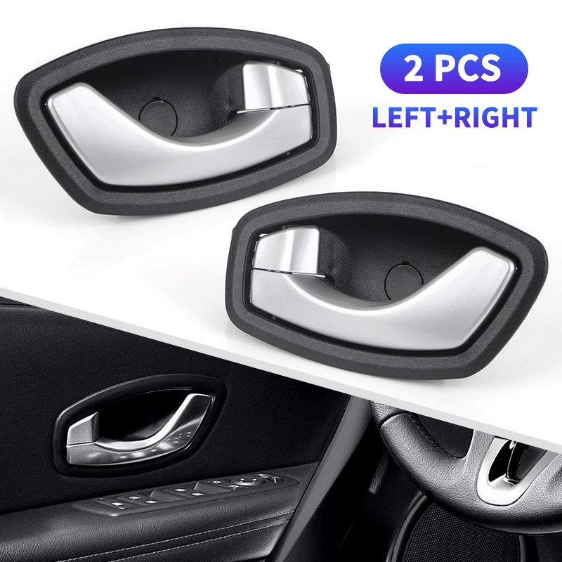 Poignée de porte intérieure avant et arrière pour Renault Fluence, pièces de rechange, ouverture intérieure, 2011, 2012, 2013, 806715396R, 806713870R