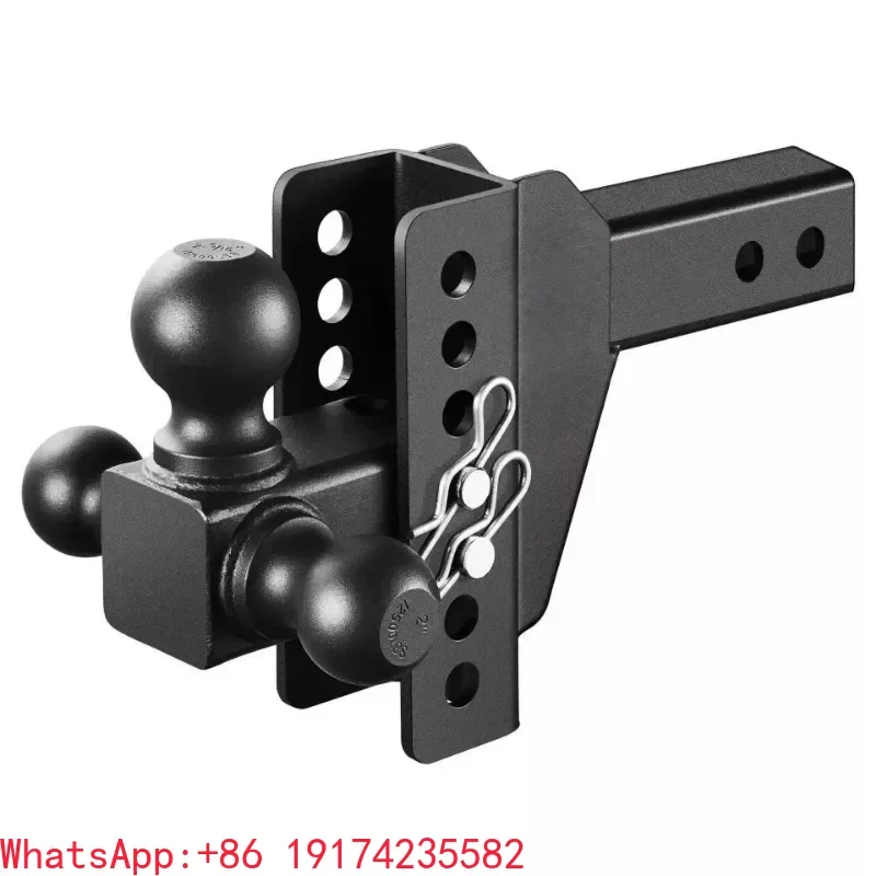 Three Ball Trailer Hitch Towing Arm Heavy Duty Off Road Modified Car Connecting Mount Universal Automotive Towing Accessory