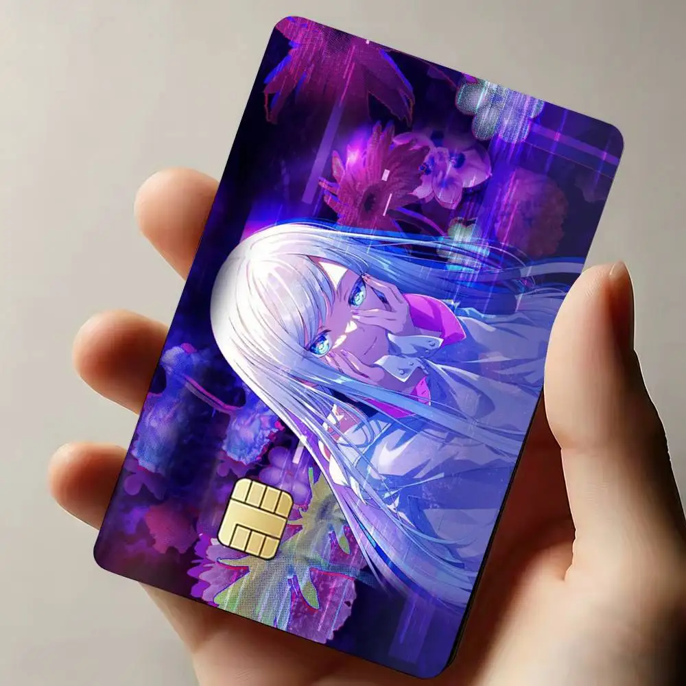 P-Project S-SEKAI Kanade Yoisaki Decorative Waterproof Film Skin Cover Credit Card Stickers Debit Front Bank Bus Pass