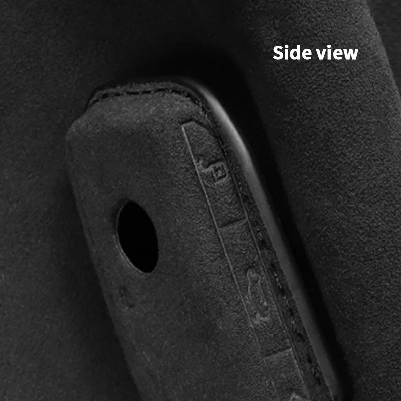Suede car key case for BMW For G38 G12 F49 i20 G07 G08 1 5 7 Series x1 x5 x7 ix XM i7 M760 Keychain Accessories