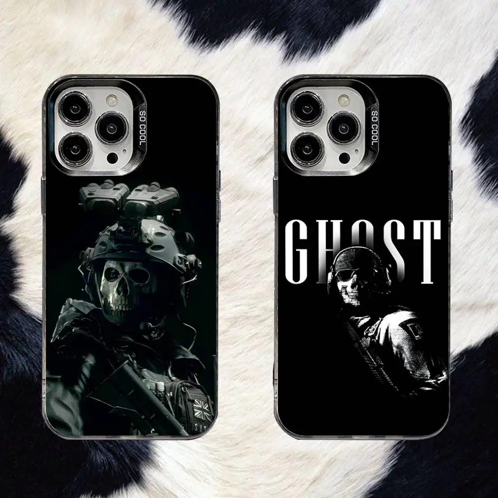 

COD Call Of Duty Phone Case For iPhone 16,15,14,13,12,11,8,7,Pro,Max,Plus,Mini,XS,SE Anti Fall Black Matte Hard