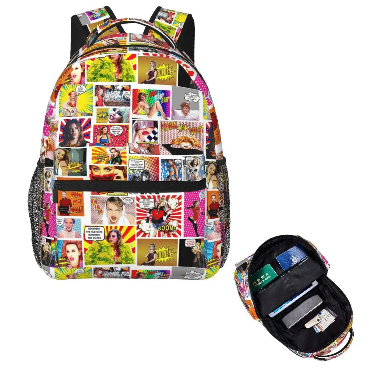 

Kylie Minogue.....Even MORE POW Wow K35 Рюкзак Лидер продаж Рюкзак большой емкости Детская сумка для книг Школьная сумка Сумки на плечо