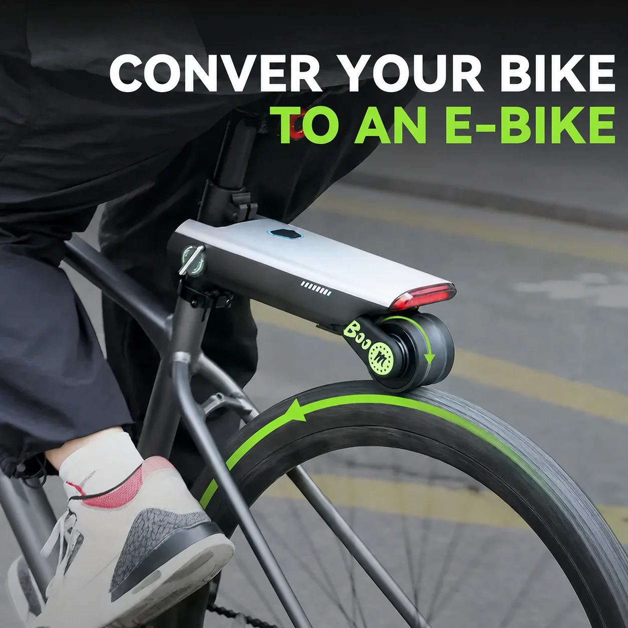 P Wheel Bicycle Electric Conversion Kit Mountain Bike Assist Motor Set Quick Install E-bike Modification Part for Adult