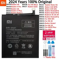 Xiao Mi Original Battery For Xiaomi Mi Redmi Note 3 K3 3S 3X 4 4X 4A 5 6 5A 6A 7 Mi5 Mi 4C 5X Mi6 K30 Poco F2 Plus Pro Batteries