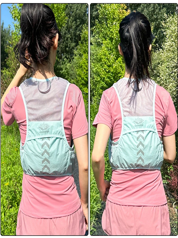 AliExpress NONE 1PCS Hydration Vest Ultra Trail Running Backpack Hydration Pack Marathon Vest Lightweight Outdoor Hiking Cycling Daypack