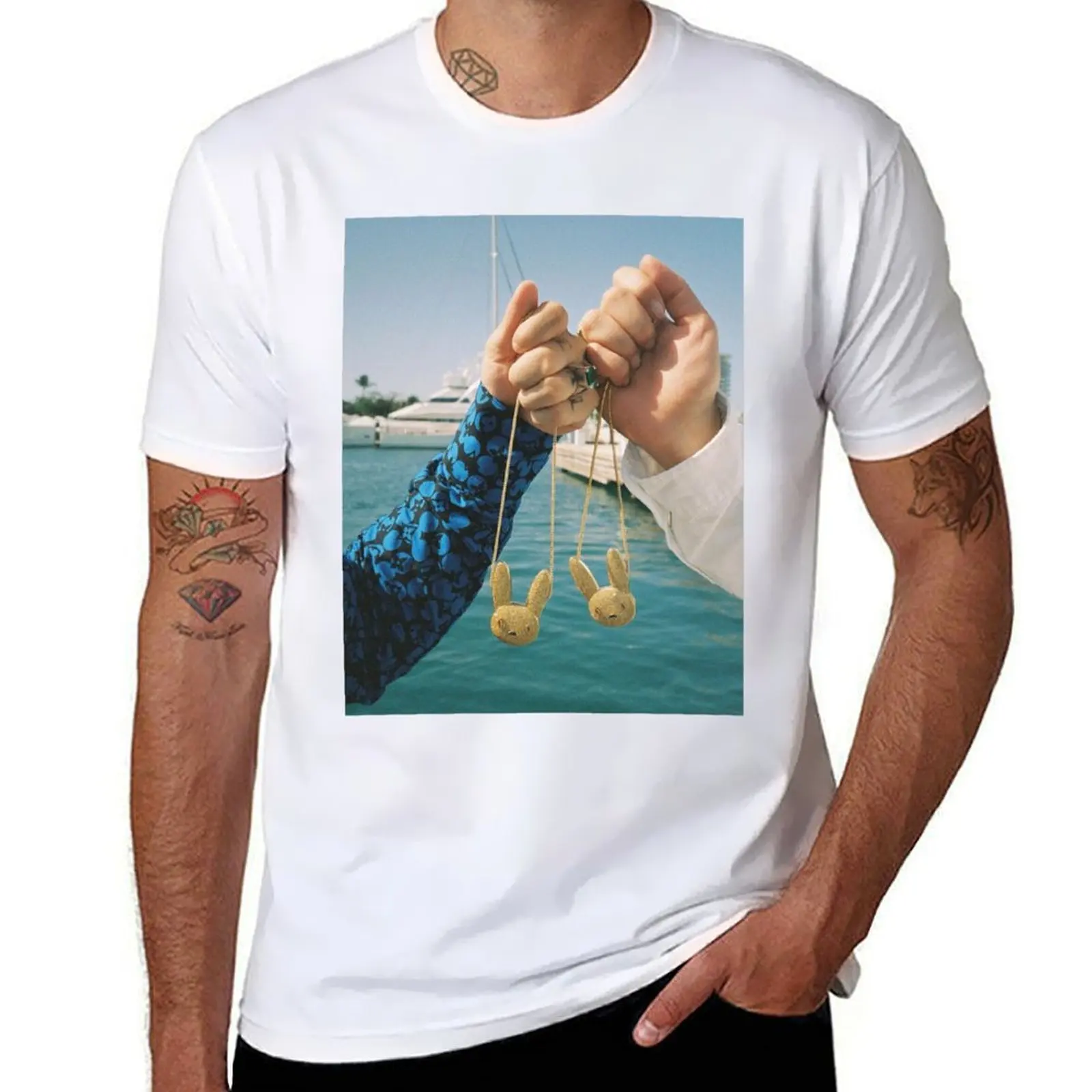 

OASIS by J Balvin and Bad Bunny T-Shirt cotton t shirt pack t shirt man plain