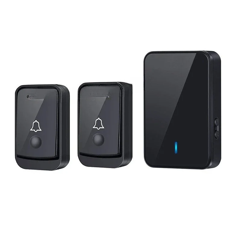 Household wireless doorbell DC DC wiring-free doorbell ultra-long-distance waterproof doorbell elderly Ding Dong beeper