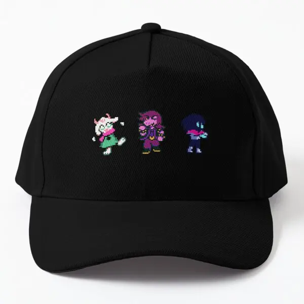 Deltarune Chapter 2 Trio Is Back  Baseball Cap Hat Bonnet  Czapka Spring  Printed Casual Boys Black Fish Outdoor Solid Color