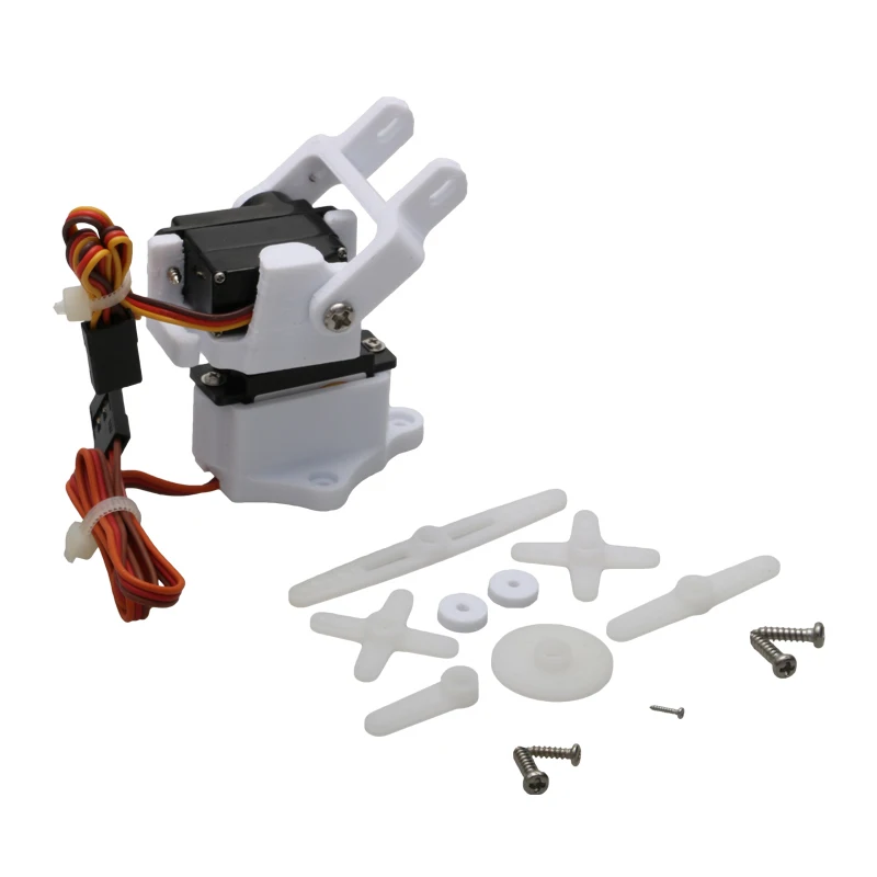 1Set Dual Servo Gimbal Bracket 3D Printed Camera Pan/Tilt Stand with 2PCS Metal Steering Gear for Fixed Wing Airplane FPV Drone