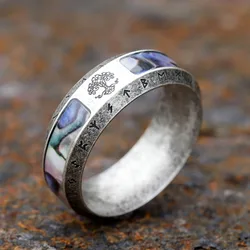 Fashion Nordic Viking Yggdras Ringen Voor Mannen Rvs Vintage Keltische Ring Punk Biker Amulet Sieraden gratis verzending
