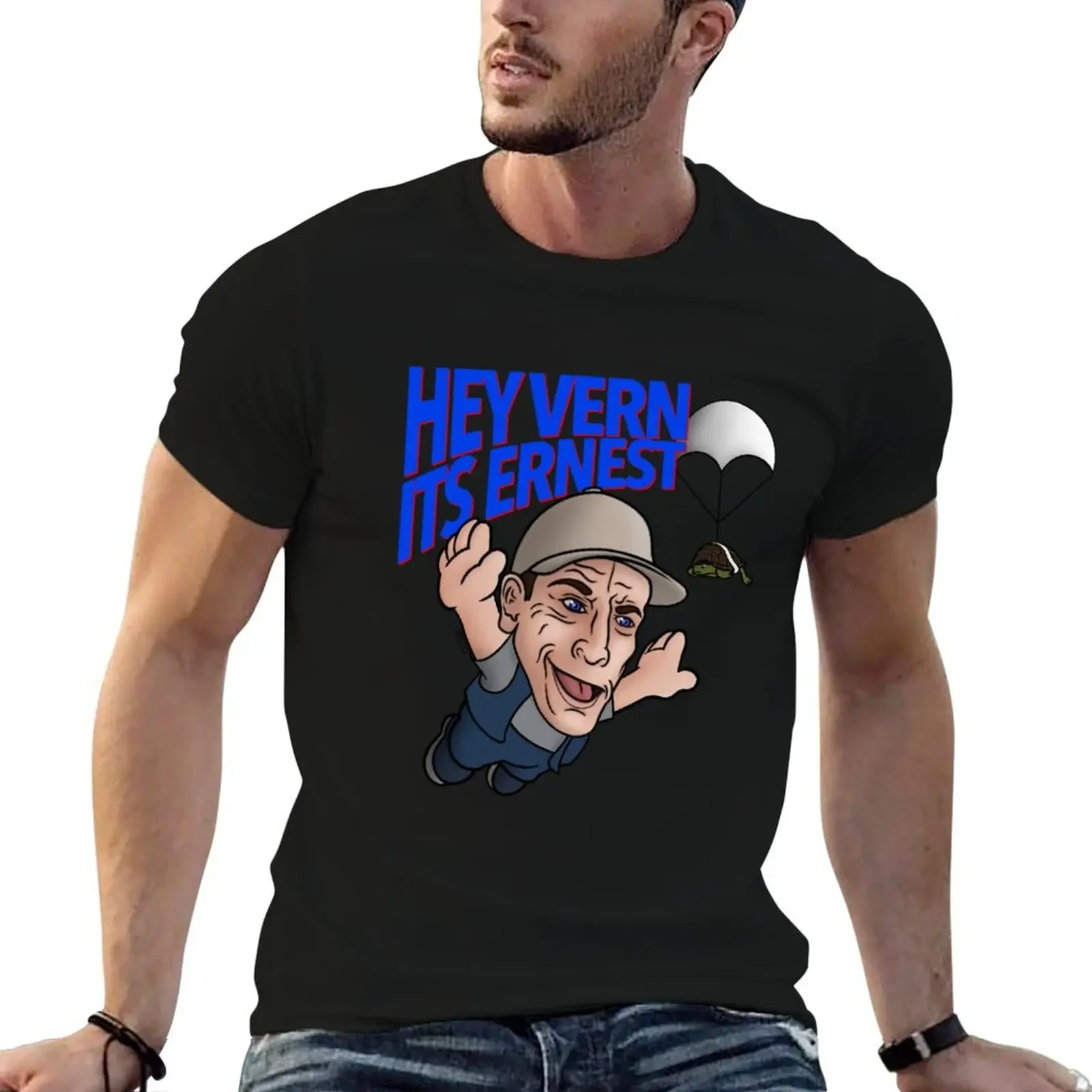 Hey Vern it’s Ernest T-Shirt summer tops korean fashion mens big and tall t shirts