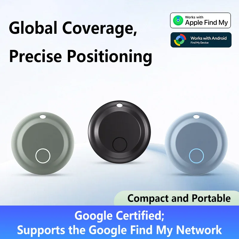 Lenovo Find My Anti-Loss Tracker Mini Locator Pet Tracker Multi-User Sharing Bluetooth Wi-Fi Tracking Model For Apple AirTag
