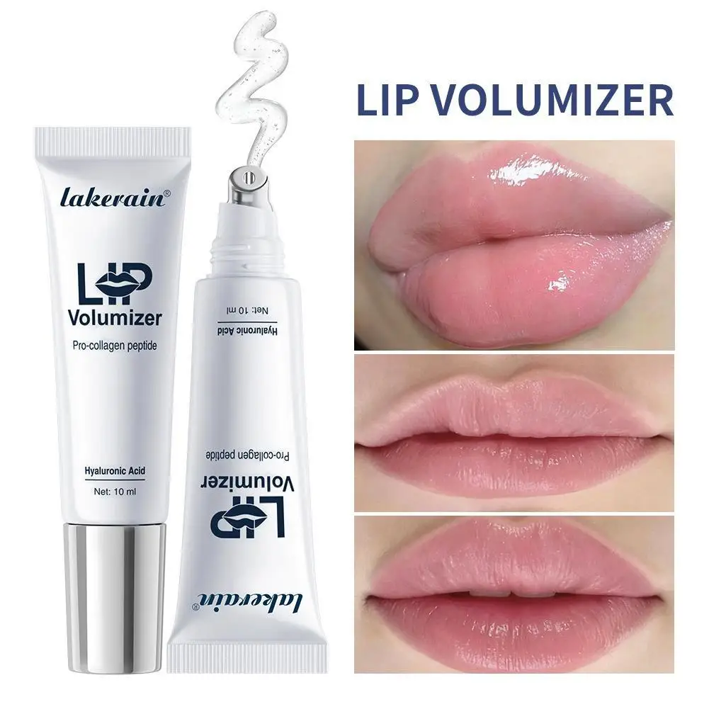 

1/2 шт. Масло для увеличения объема губ с гиалуроновой кислотой, увлажняющая эссенция для ухода за губами, уменьшение морщин на губах и стойкий блеск для губ для женщин