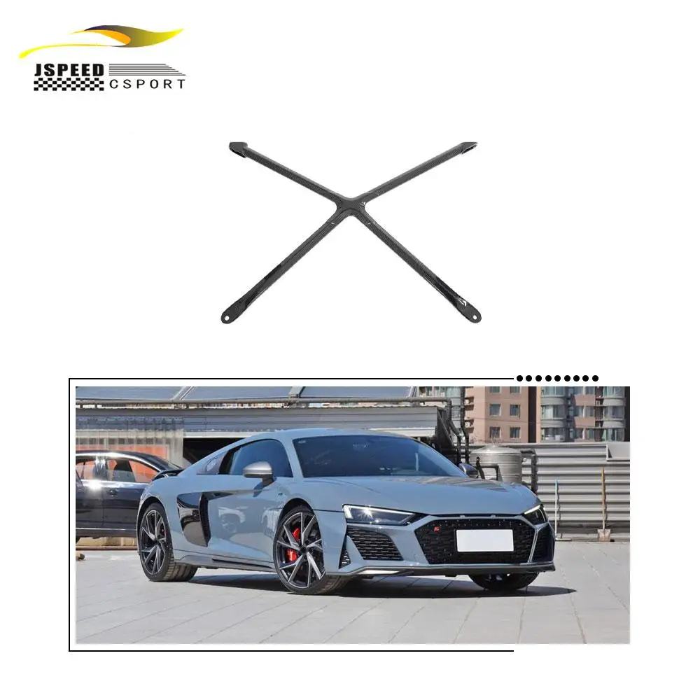 

Suitable for The JCSPORTLINE dry carbon fiber engine compartment balance bar of Audi R8 V10 2023