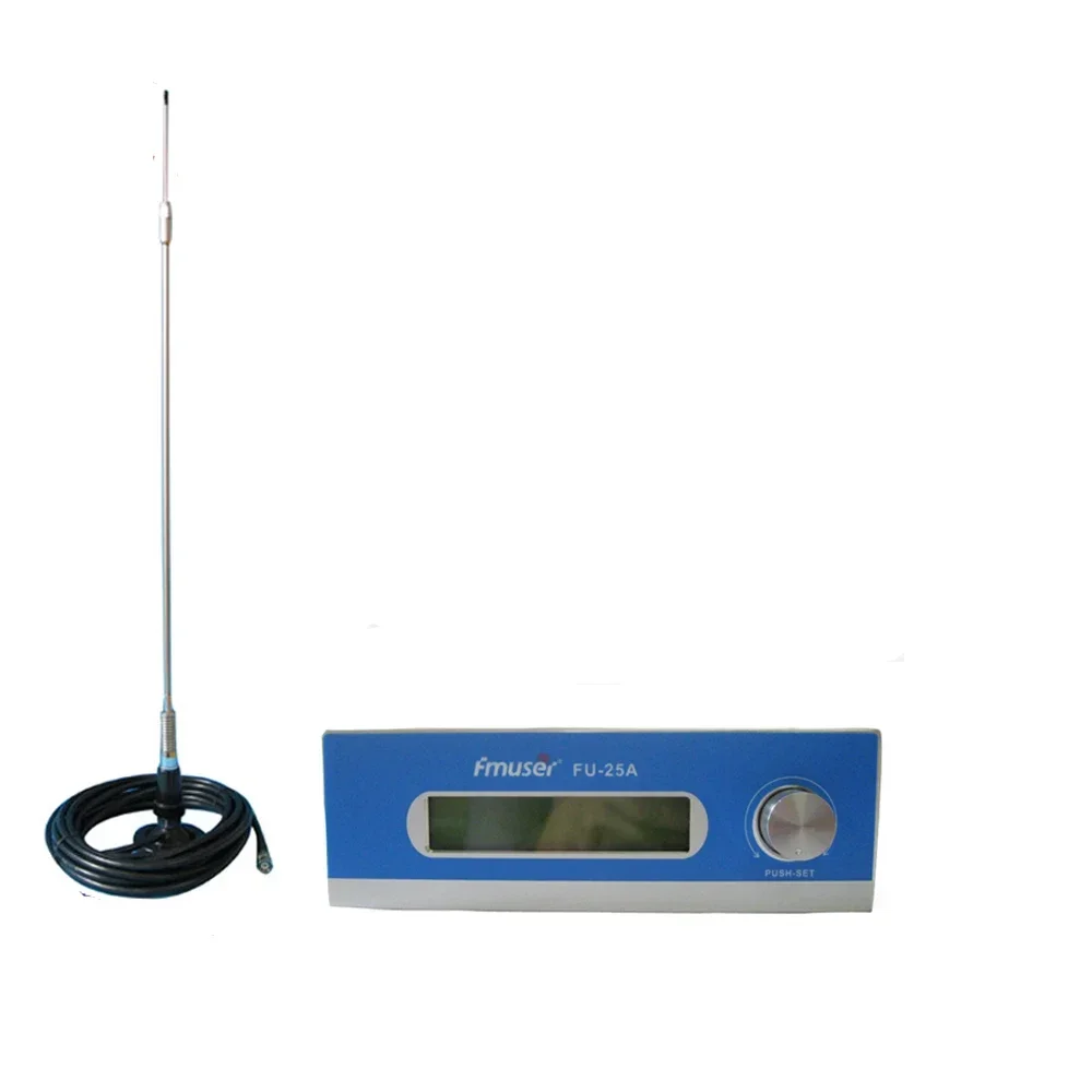 

Fmuser FU-25A 25Watt 25W FM Transmitter And CA200 Car Antenna For Radio Wireless Broadcast For Drive-in Church, Auto Cinema