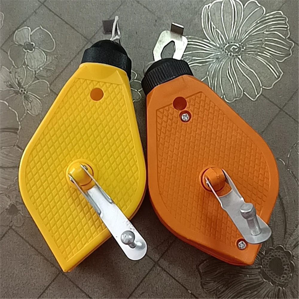 1Pc Drywall Marking Level Standard Line Reel Chalk Box Plastic Manual Decoration Woodworking Tool Color Randomly