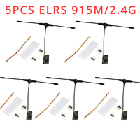 5PCS ELRS 915MHz / 2.4GHz NANO ExpressLRS Receiver With T type Antenna Support Wifi Upgrade for RC FPV Traversing Drones Parts