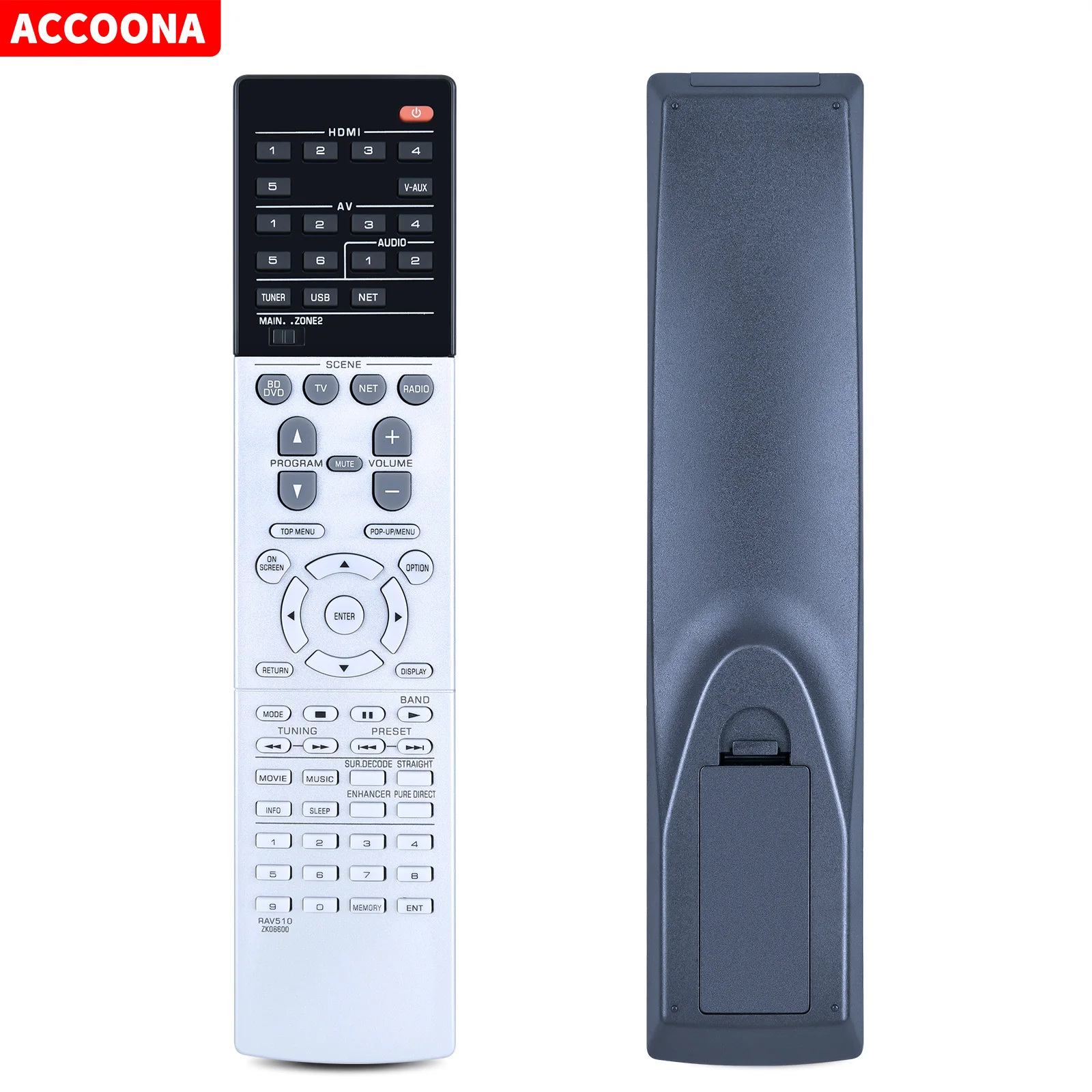 

New RAV510 ZK06600 Remote Control Work For Yamaha AV Receiver RX-A740 RX-V677