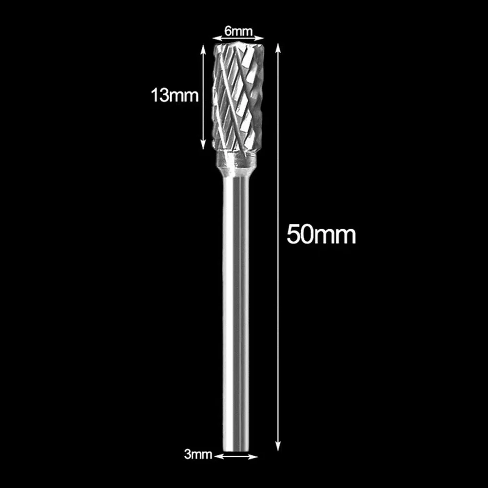 

Профессиональный класс, 5 шт., набор твердосплавных фрез, 3x6 мм, вращающиеся сверла для сварки, удаления заусенцев и скульптуры по дереву