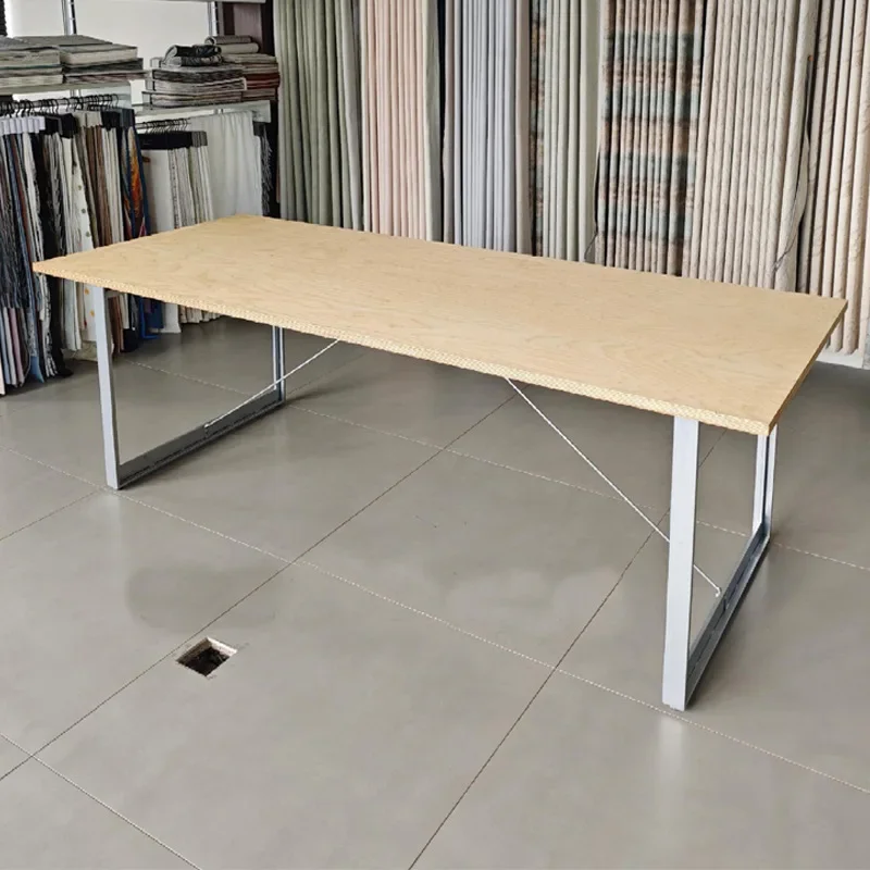 Simple clothing store Nakajima table ocean board birch table store flowing water table clothes pants placement shooting