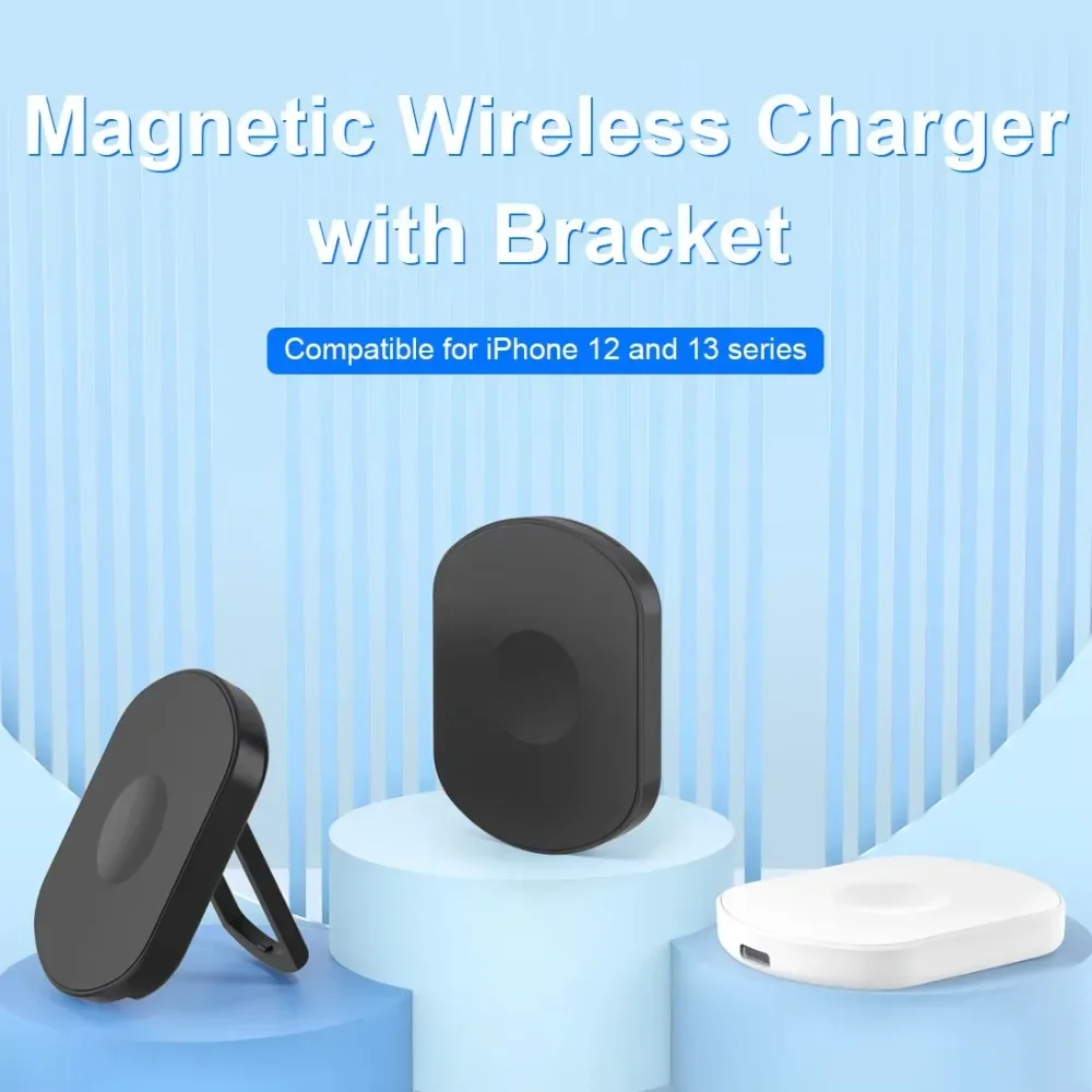 Top Sell 15W 3-in-1 Fast Magnetic Wireless Charger Portable Qi TYPE-C Charger Mobile phone Earphone Smart Watch