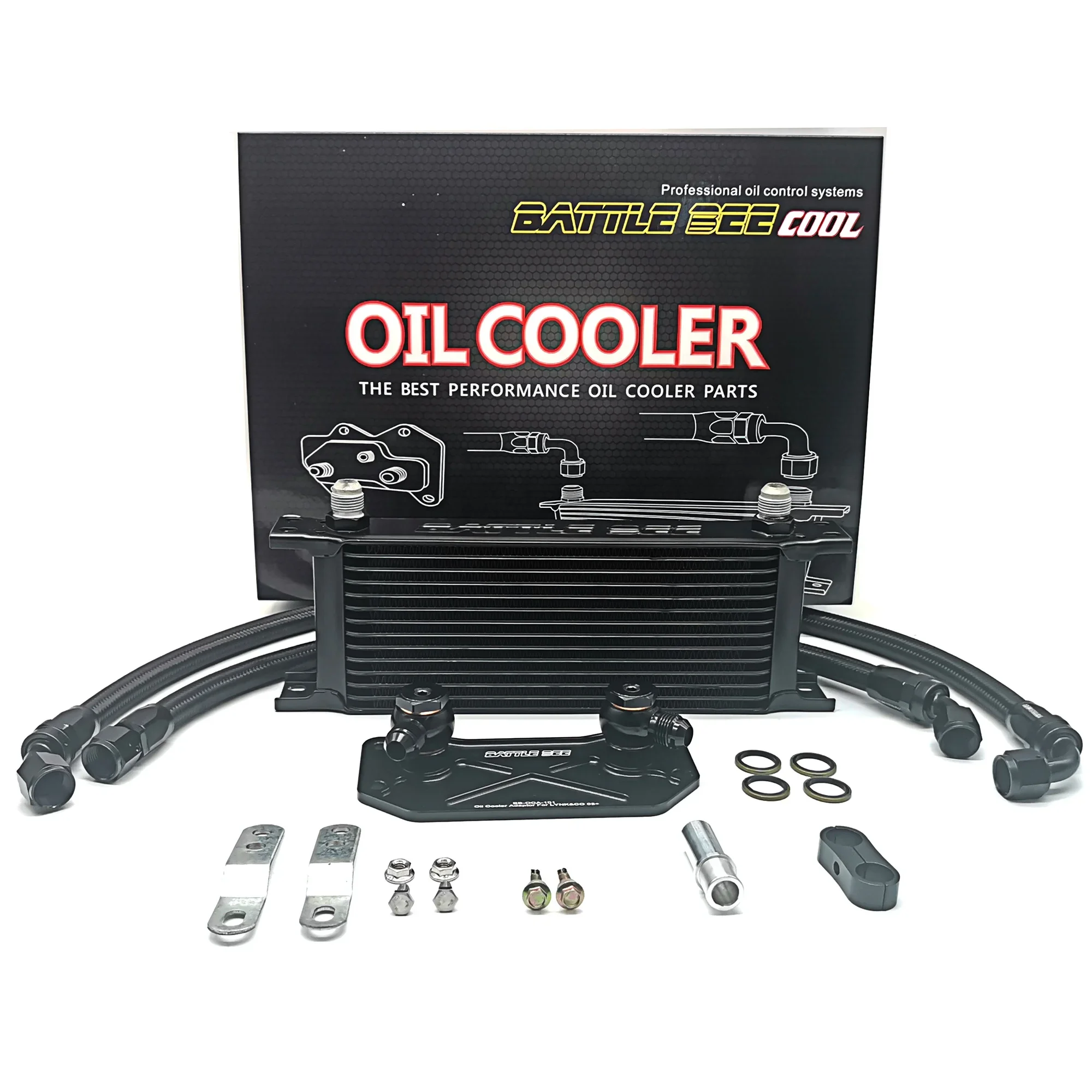 

Car engine performance modification black thermostat radiator oil cooler Lynk & Co 03+ oil cooling kit