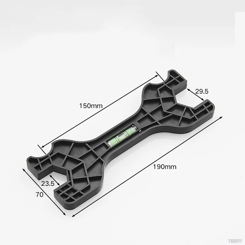 Llave de doble cabeza multifuncional con nivel, llave de grifo Manual, herramientas de fontanería de reparación para el hogar, tubería de grifo e