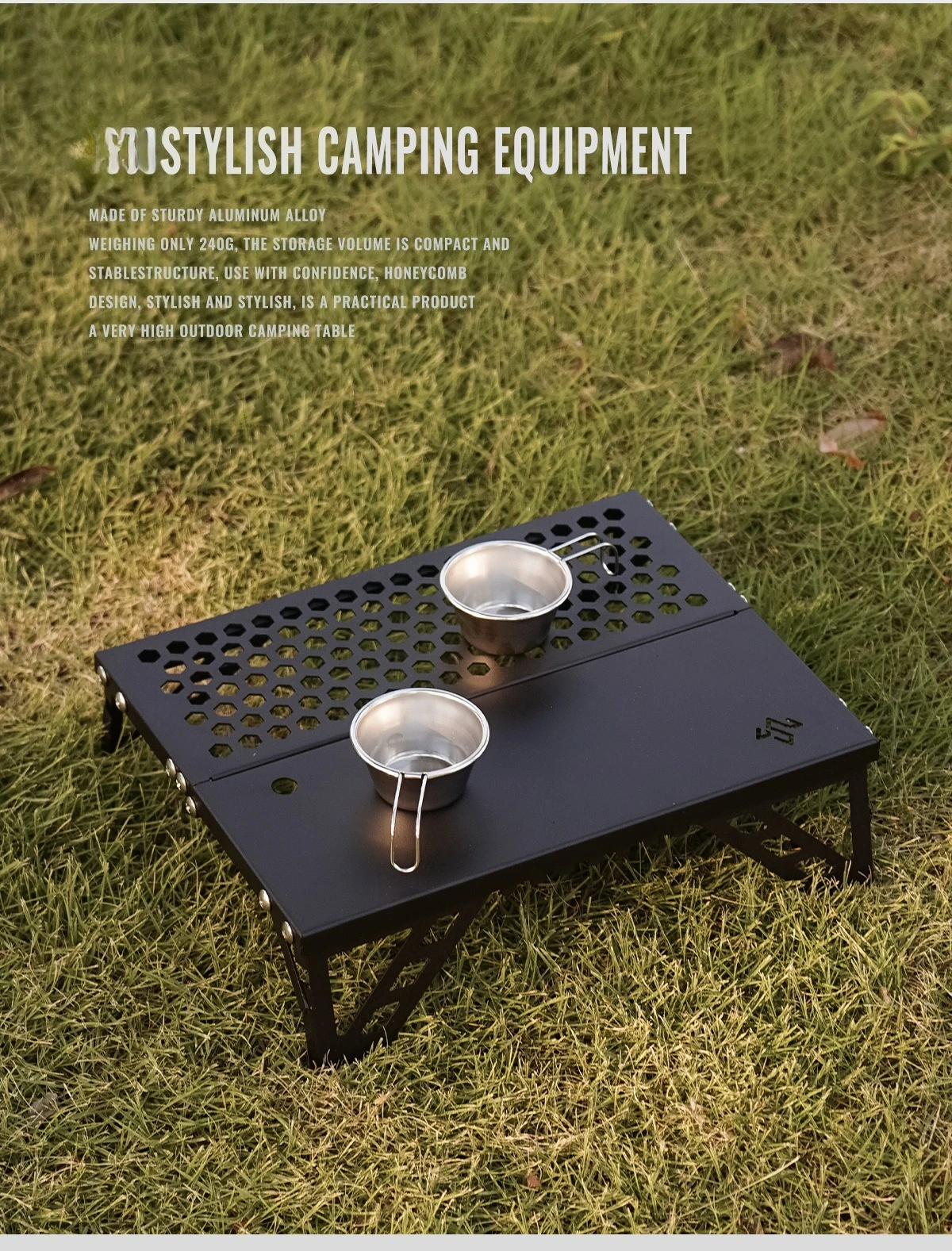 

Outdoor mini folding tableultra-light portablepocket table smallcoffee table barbecuemountaineering picnic single aluminum table