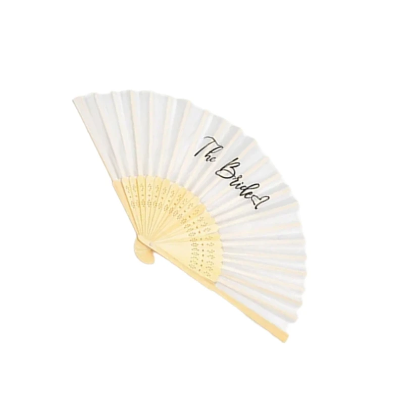 Fashion Handheld Fan for Bride Perfect for Wedding Reception and Party Elegance