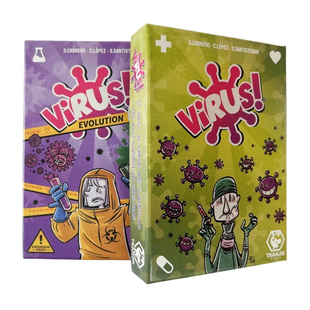 In Spanish Version In English Virus Card Game The Contagiously Virus 2 Card Correct Version Party Game For Fun Family Games