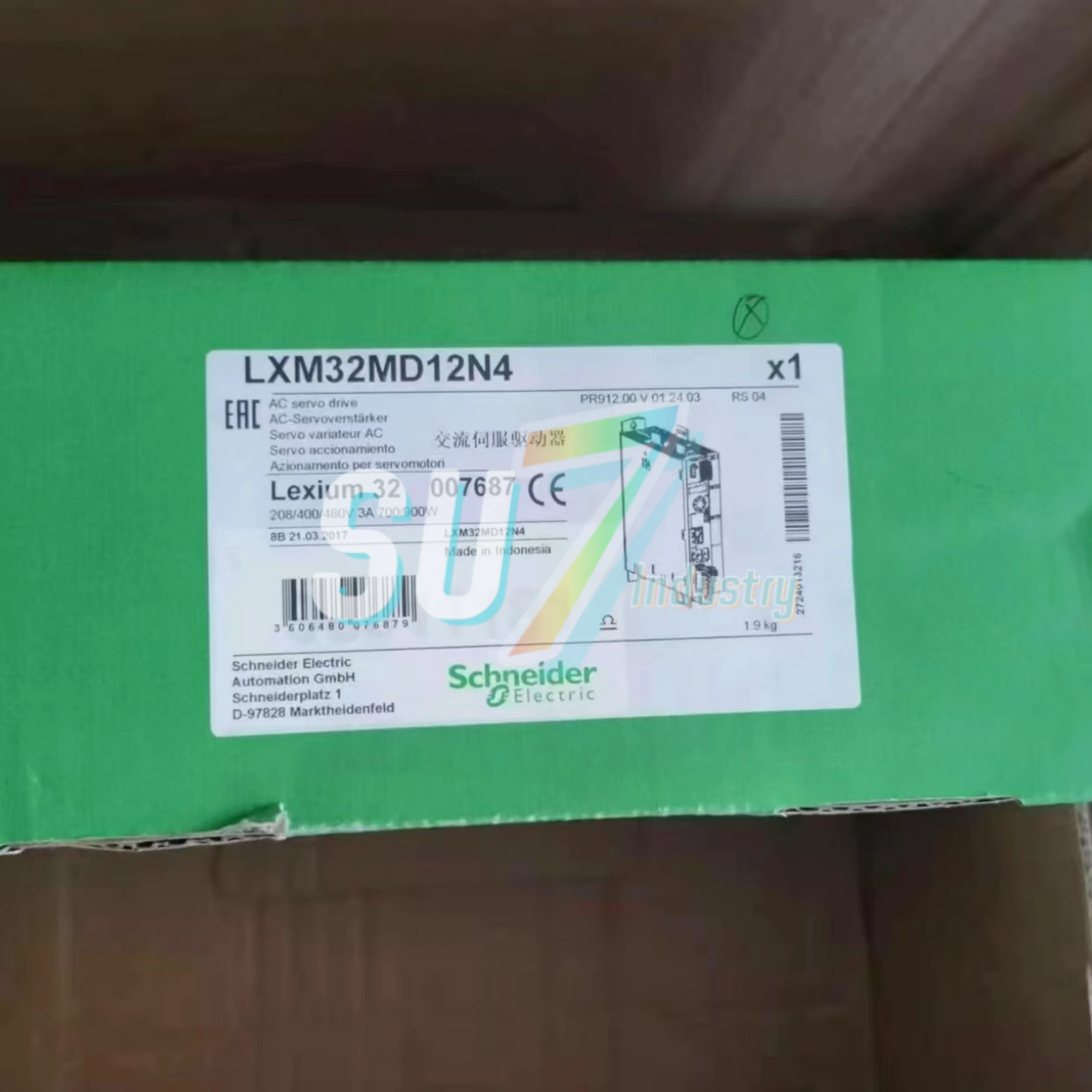 

LXM32MD12N4 Сервопривод Новый На складе