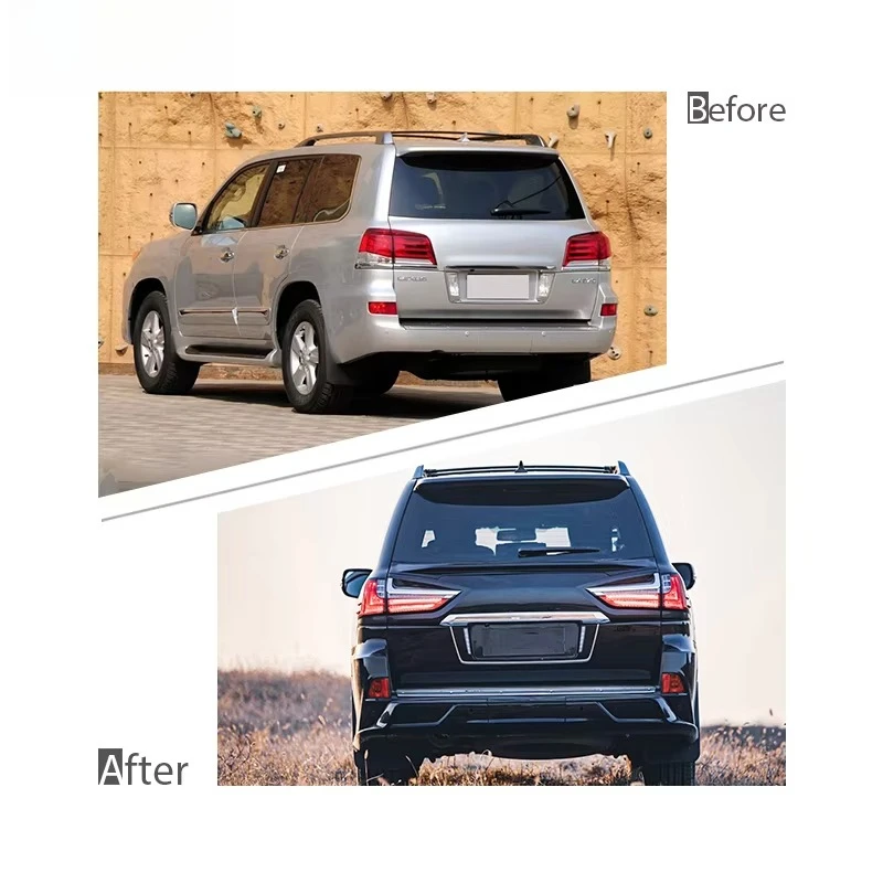 GBT Manufacturer LX570 Tuning Parts 2008-2015 to 2021 TD Style Bumper Grill Fenders for Lexus 570 LX570 Conversion Kits