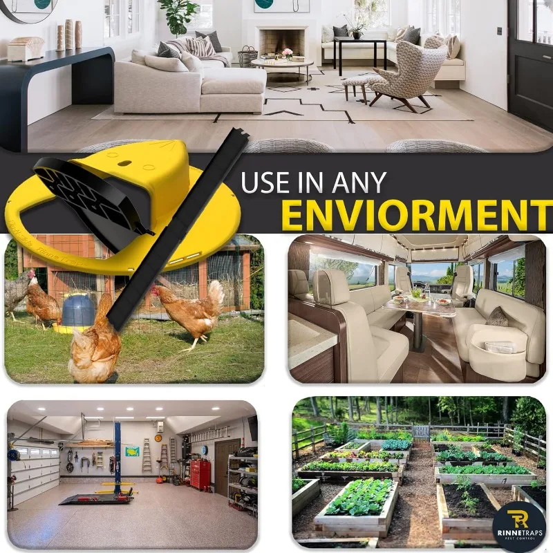 🐭Ready Stock🐭Reusable Smart Mouse Trap For Mice Flip Slide Bucket Lid Traps Auto Reset Rat Door Style Catches