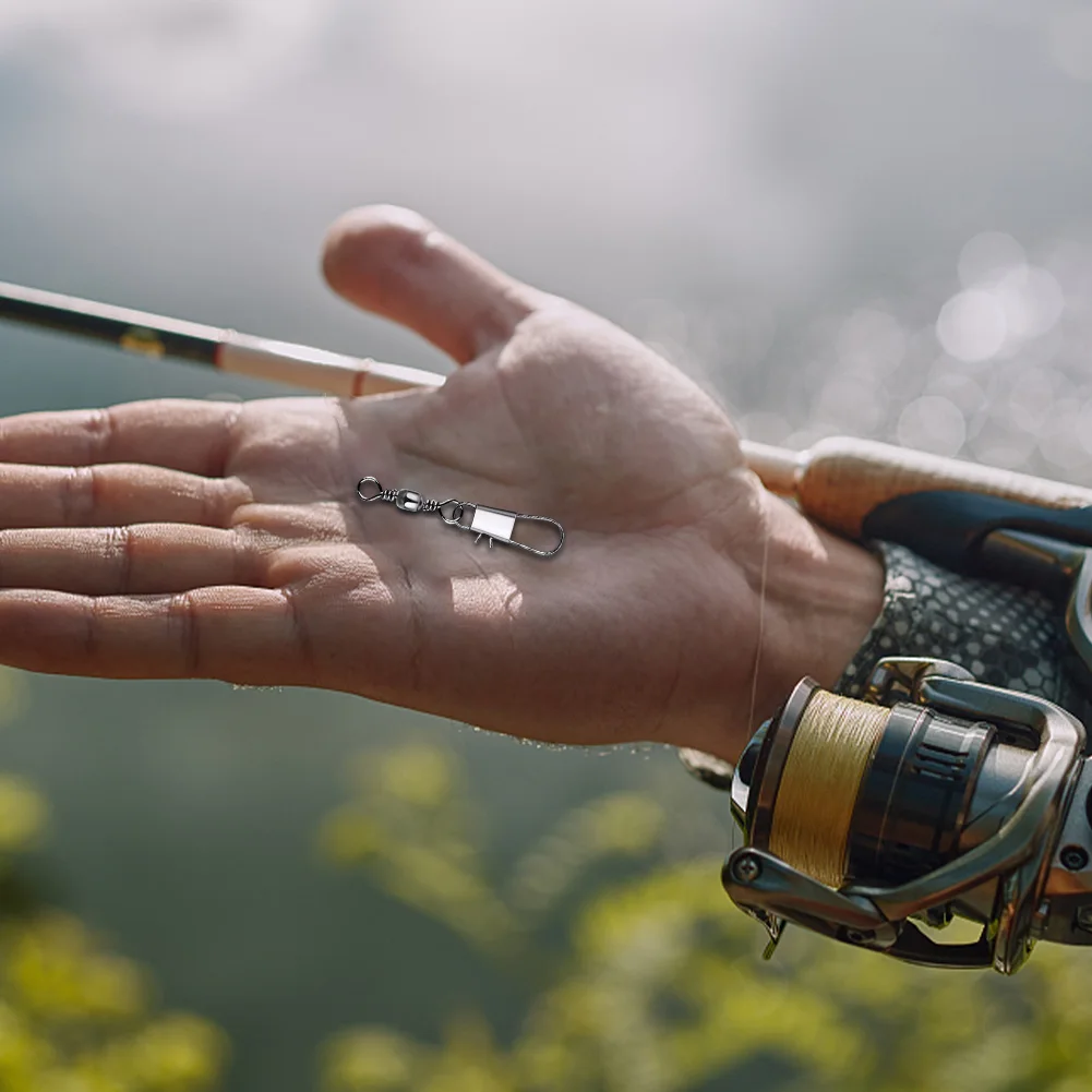 

200 шт., вертлюг для рыбалки из нержавеющей стали, высокопрочные рыболовные вертлюжки, вертлюг для пресноводной рыбалки