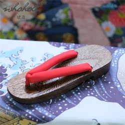 Japanese Clogs Shoes Women Slipper Wooden Geta Slipper Cosplay Costumes Shoes Wood Sole Flip Flops Clogs Sandals Shoes