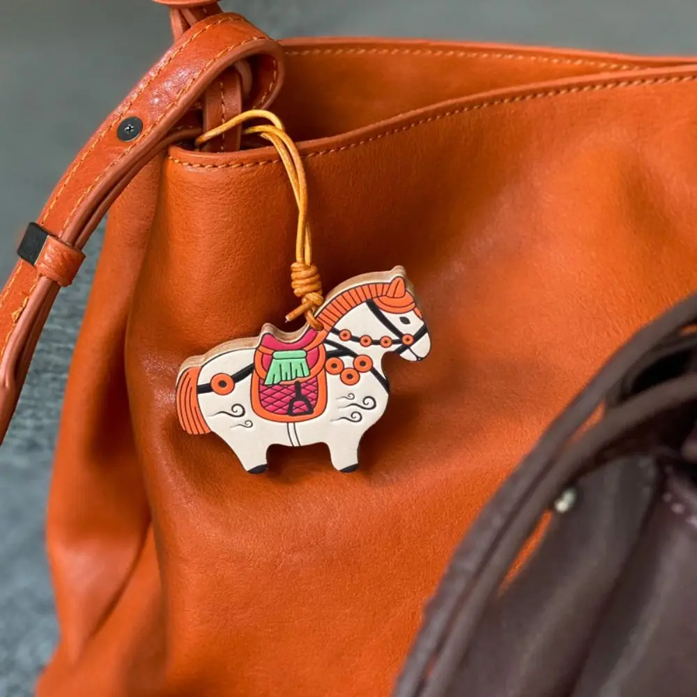 

Cute Hanger Pu Leather Pendant Cactus Cat's Paw Leather Keychain Cartoon Cheese Bag Pendant Bag Ornament