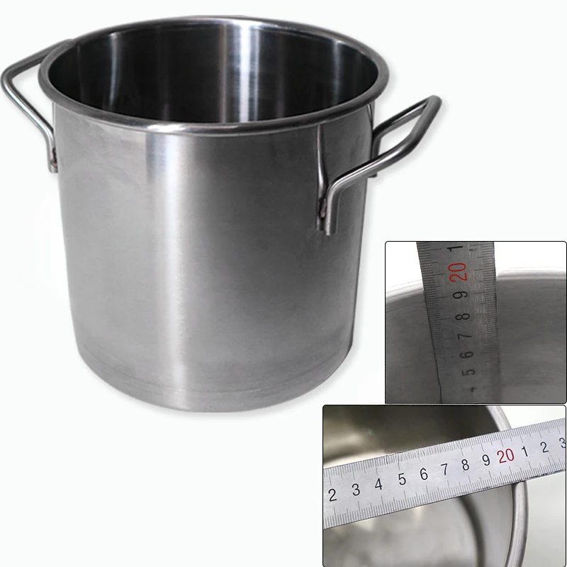 DIA. 20CM Vacuum Defoaming Tank Barrel Stainless Steel Vacuum Chamber Crystal Glue Maker For AB Glue Epoxy Resin Silica Gel 5L