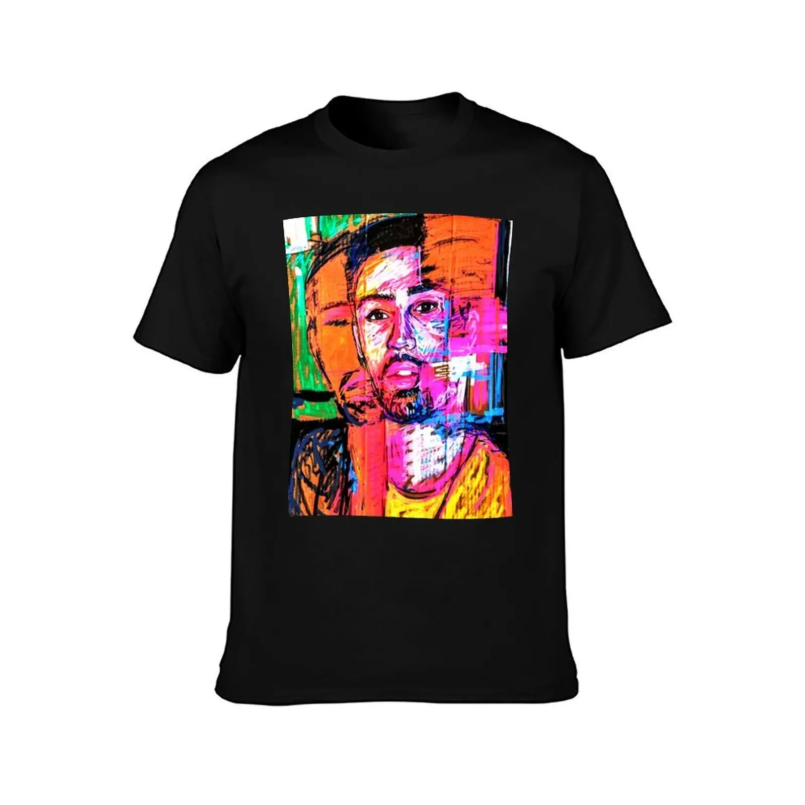 MAX Portrait Painting by @Art.By.JRL on IG T-Shirt, Summer Casual Cotton Tee, Oversized Streetwear Tops, Vintage Graphic Print