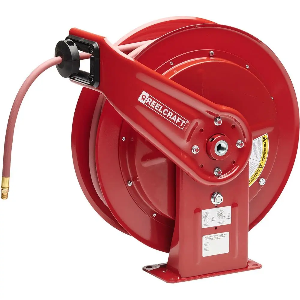 Hd76100 Olp Heavy Duty Spring Retractable Hose Reel, 3/8