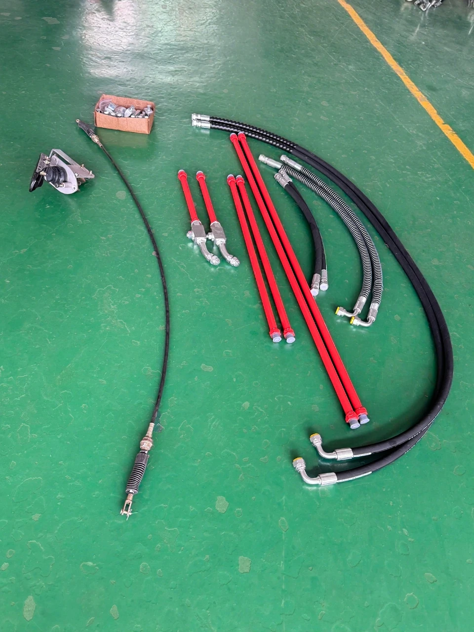 KX155 Bagger Hilfshammer Rohrleitung Minibagger Hydraulikhammer Pipeline Kit