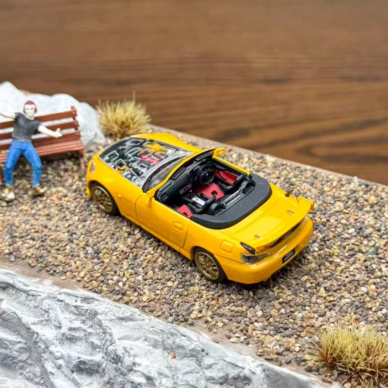 MH 1:64 S2000 TYPE S  MOTORHELIX Alloy Motor Vehicle Diecast Models Car Toys Collection Boy's Christmas Gifts