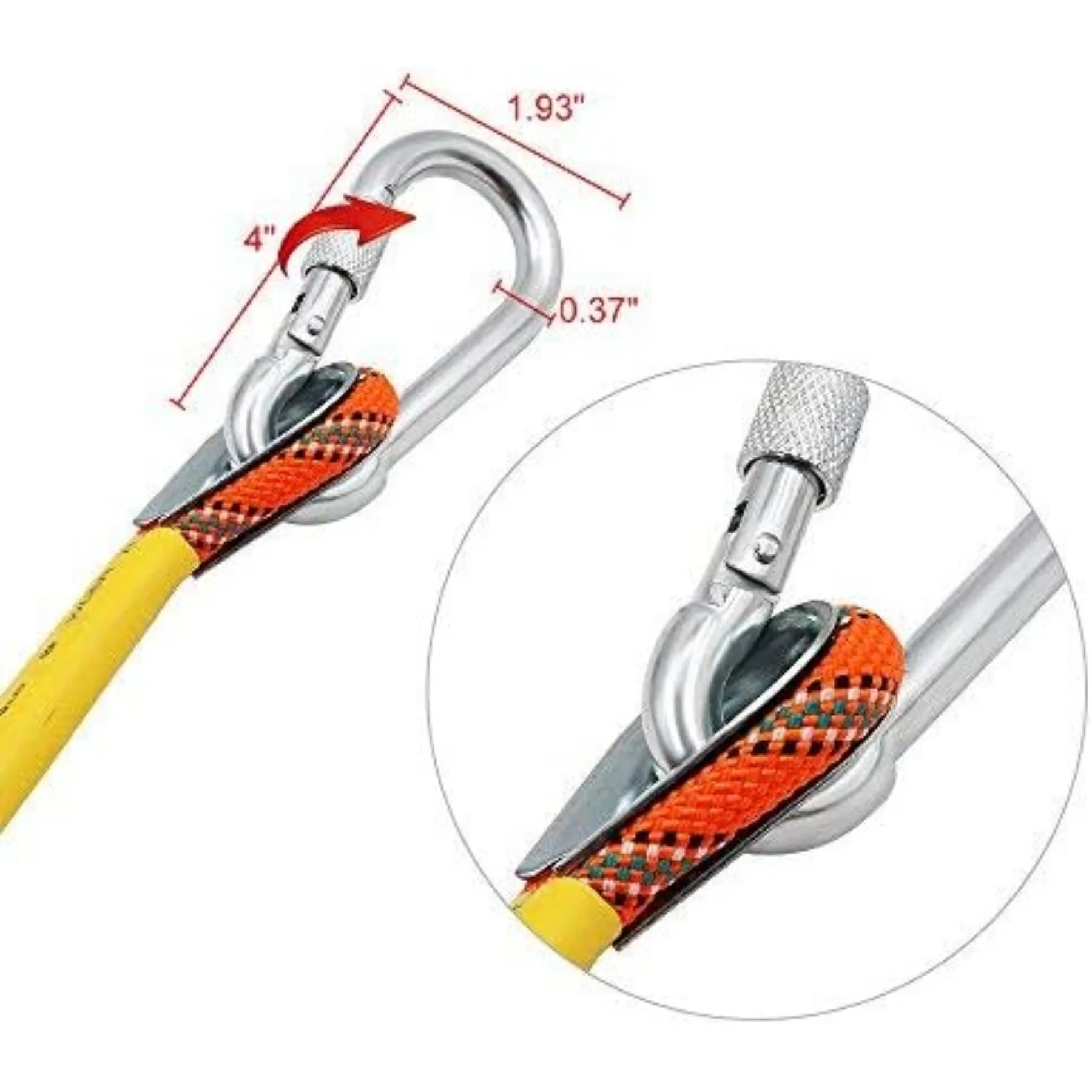 Уличная альпинистская веревка, статическая скалолазальная веревка для побега, оборудование для ледолазания, пожарно-спасательный парашют