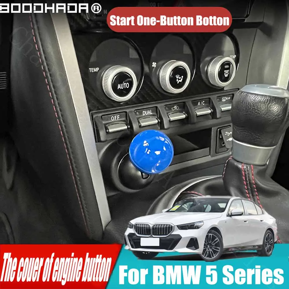 

For BMW 5 Series Car Engine START Button Replace Cover STOP Switch ball style Car Accessories