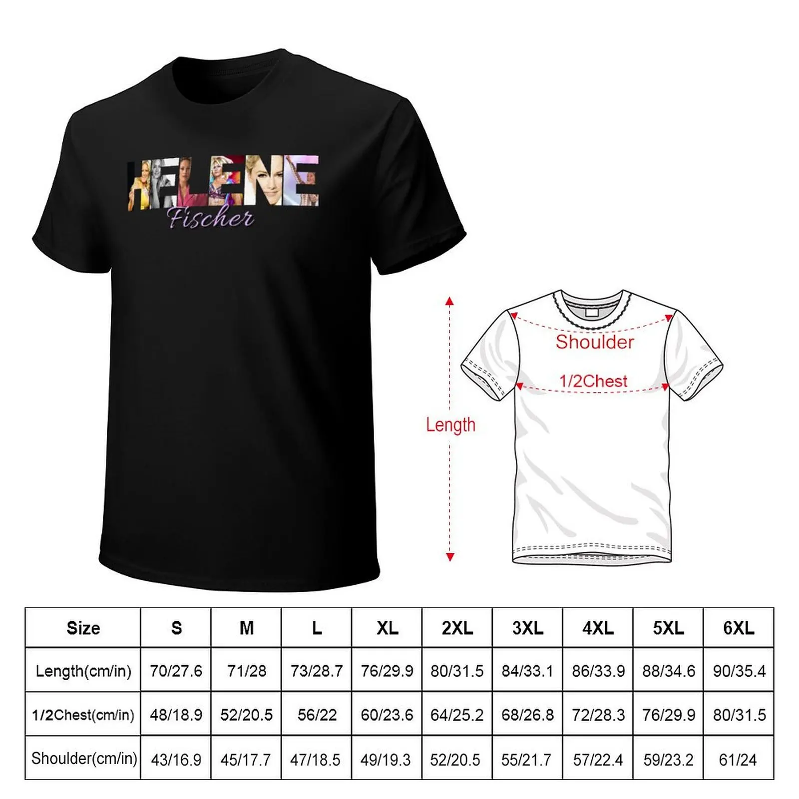 Helene Fisher T Shirt Sticker Hoodie T-Shirt Sport Basic Moisture Wicking Tee