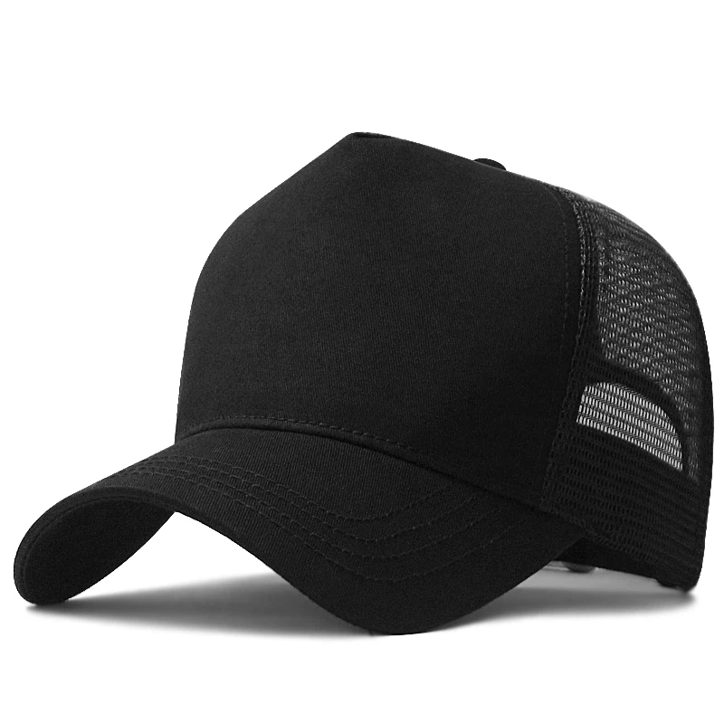 Big Head Man Large Size Mesh Baseball Hats Male Outdoors Plus Size Sport Caps Dad Oversize Trucker Cap 56-61cm 62-68cm