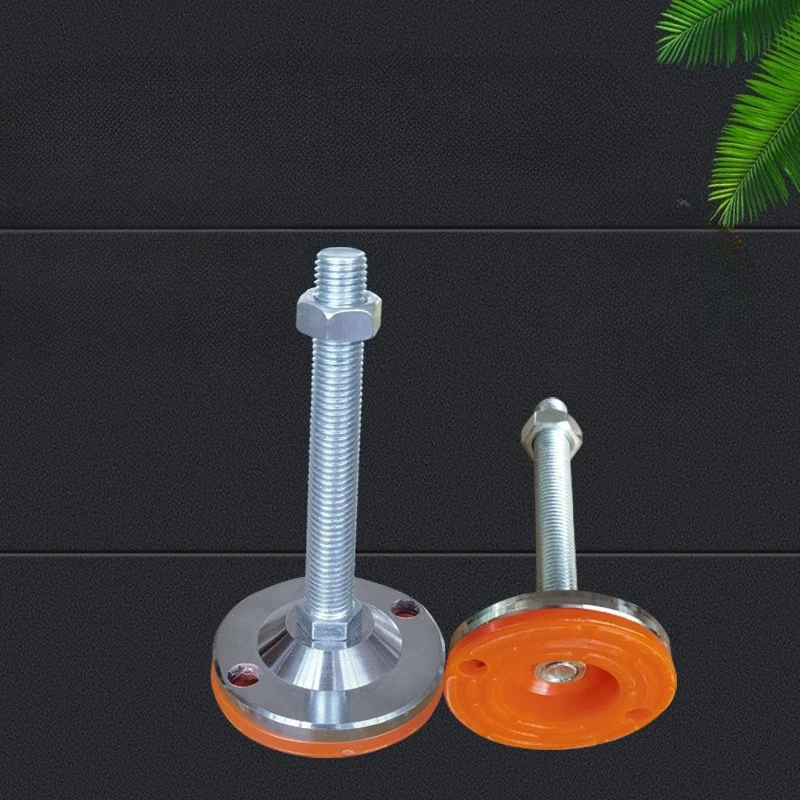 4PCS 304 Stainless Steel Heavy-Duty Balance Support Foot M14 M16 Fixed Adjusting Feet For Industry, Machinery,Furniture