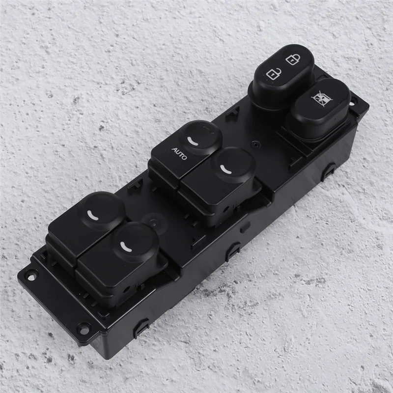 1 قطعة الجانب الأمامي الأيسر للسائق الطاقة الكهربائية الرئيسية نافذة رفع التحكم التبديل 93570-1R211 الأسود ABS لشركة هيونداي أكسنت 2015-2017 #2