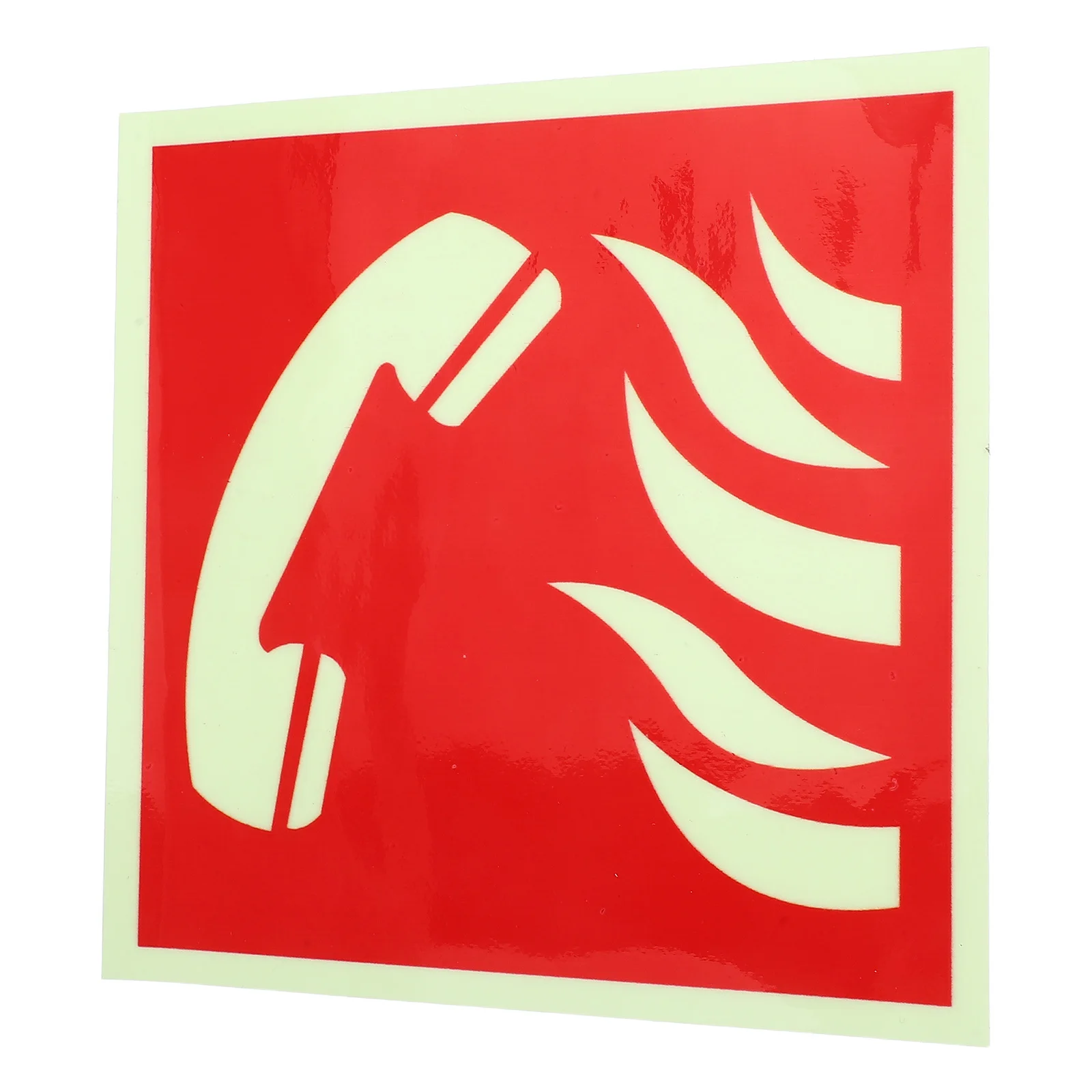 ملصق هاتف طوارئ متين للحريق، ذاتي اللصق مقاوم للماء ومقاوم للتمزق لأنفاق المصعد، ومناطق الإشارة المنخفضة