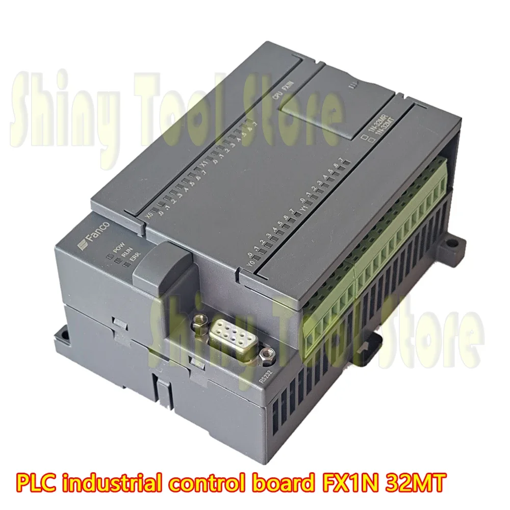 PLC industrial control board FX1N 32MR programmable controller DC24V 4 way 100K pulse output 16 point input 16 point